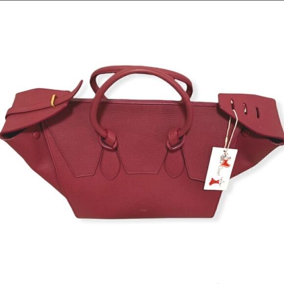 ❤️SOLD❤️CELINE Crisped Calfskin Tie Knot Tote - Picture 11 of 14